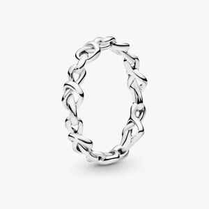 Pandora Silver Heart Knot Ring